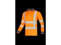 Sioen Tolke 3894 hi-viz polo, fluo oranje, maat M, per stuk