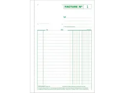 Exacompta Facturen, Ft 21 X 14,8 Cm, Tripli, Franstalig