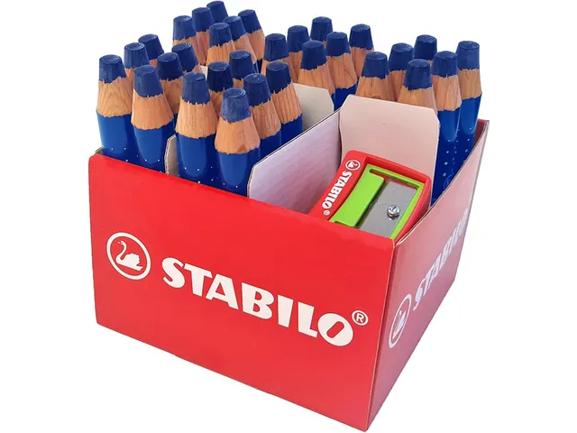 Whiteboardpotlood STABILO MARKdry 30 stuks blauw