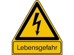 waarschuwings-combibord,v. binnen/buiten,Levensgevaar,PVC