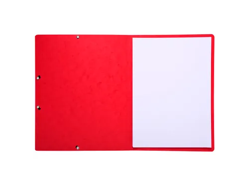 Elastomap zonder klep glanskarton 355gm² - A4-Rood