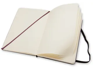 Notitieboek Moleskine large 130x210mm blanco hard cover zwart - 7