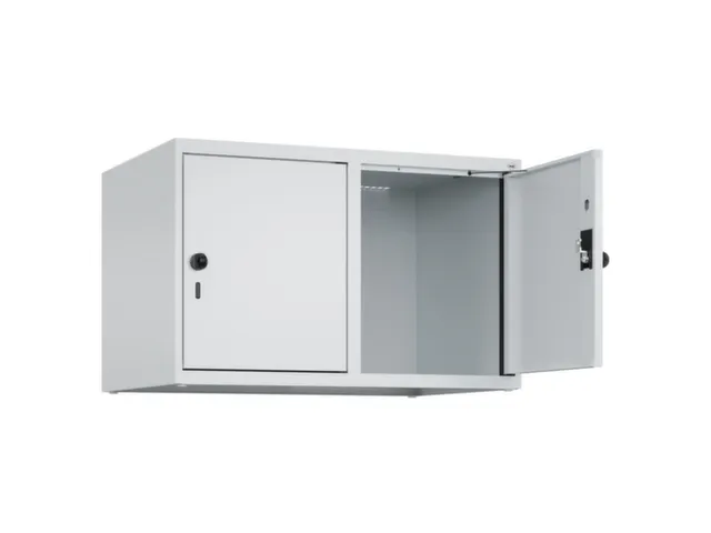 opzetkast,v. locker,2vak.,vak B 400mm,HxBxD 500x800x500mm,draaigrendel