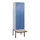 PBM-locker met bank,HxBxD 2120x600x815mm,2vak,vak B 300mm,cil.-slot