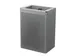 Afvalbak 25 liter RVS Open Anti Vingerprint SMART-READY