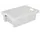 Euronorm Draaistapelbak 200x600x400mm Wanden/bodem Gesl. Wit 32l