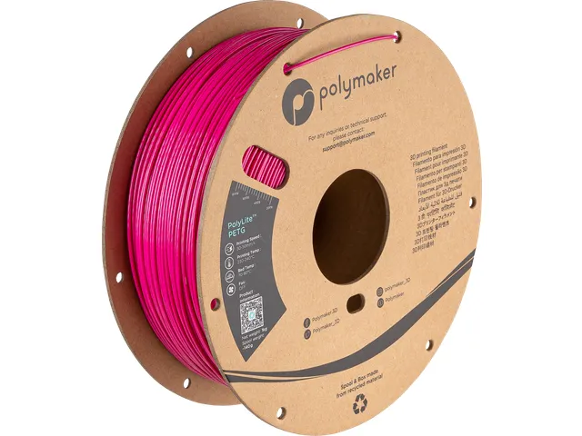 Polymaker PolyLite PETG filament 1,75 mm Magenta 1kg