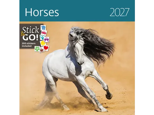 Kalender 2027 Helma 365 30x30cm paarden