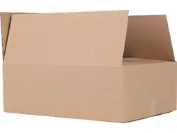 Verzenddoos enkele golf 3 mm bruin 305 x 220 x 100 mm