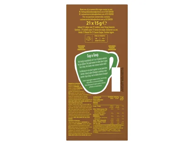 Cup-a-Soup Knorr rundvlees 21x175ml Voordeelbundel