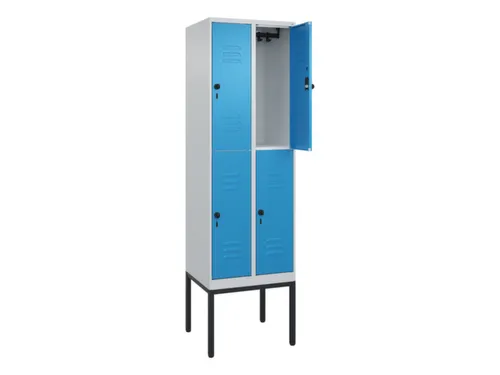 dubbeldekse locker,HxBxD 2120x600x500mm,2x2vak.,vak B 300mm