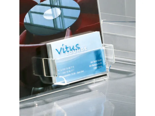 Présentoir de table Sigel Diagonale A4 Transparent Acryl