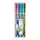 Viltstift Staedtler OHP Lumocolor 318 Fijn 0.6mm Assorti 4 stuks