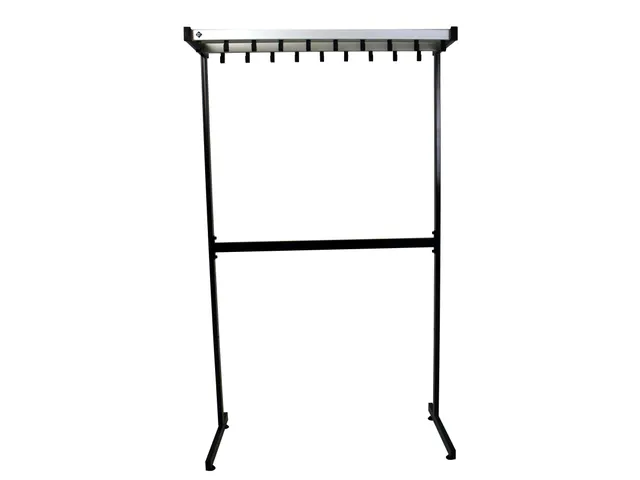 Pro-line Garderoberek Enkelzijdig 19 Haken grijs zwart