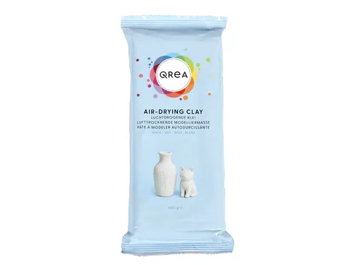 Klei Qrea luchtdrogend wit 1000 gram