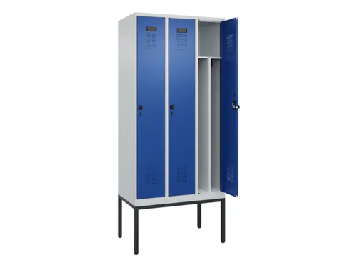 locker voor scheiding van kleding,HxBxD 2120x900x500mm,3vak