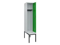 locker met bank,HxBxD 2120x400x815mm,1vak,vak B 400mm,cilinderslot