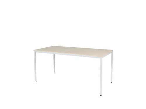 Domino Basic Tafel Vaste Hoogte 1600x800mm Robson Eiken Wit 4-Poots