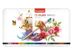 Kleurpotloden Bruynzeel Expression assorti blik à 72 stuks