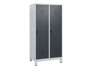 schoollocker,HxBxD 1630x800x500mm,2vak,vak B 400mm,draaigrendel,voeten - 2