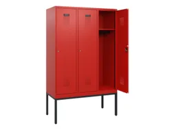 schoollocker,HxBxD 1950x1200x500mm,3vak,vak B 400mm,cil.-slot