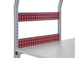 geperforeerde plaat,v. paktafel,HxBxD 100x1000x30mm,schroefbaar,staal