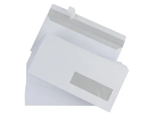 Enveloppen Gallery 110x220mm Venster Rechts 30x100mm Zelfklevend