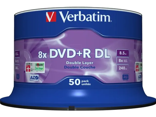 Verbatim DVD+R DL 8,5GB 8x SP mat zilver 50 stuks