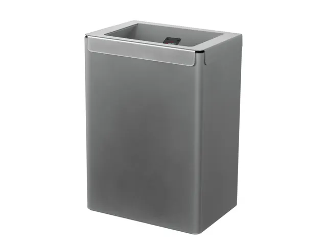 Afvalbak 25 liter RVS Open Anti Vingerprint SMART-READY