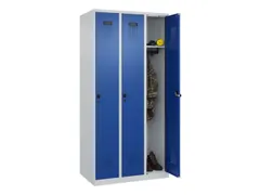 locker,HxBxD 1850x900x500mm,3vak,vak B 300mm,draaigrendel
