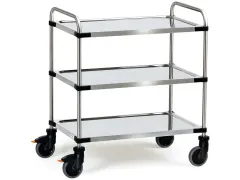 Roestvrijstalen Wagens 5038 150kg 630x400mm 2 Etages