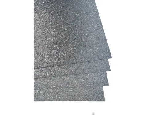 Glitterkarton Kangaro platinum 50x70cm pak à 10 vel