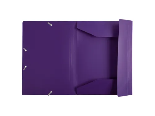 Elastomap A4 Assorti 3 Kleppen Polypropyleen 4/10de Ondoorschijnend