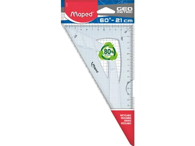 winkelhaak Geometric 21 cm, 60°