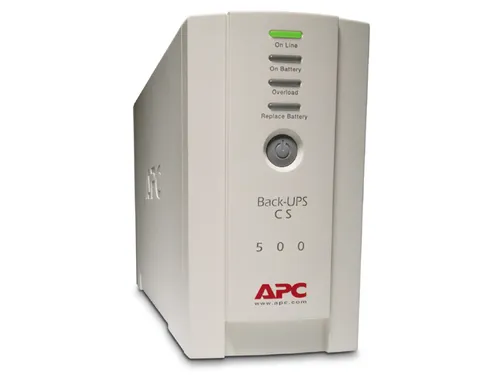 APC Back-UPS BK500EI - 500VA, 4x C13 uitgang, USB