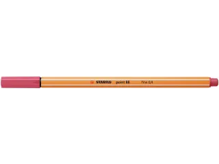 Fineliner STABILO point 88/49 fijn aardbeienrood - 3