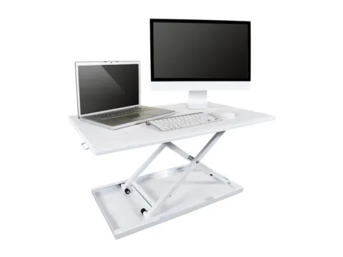 hvst. bureau-opzetelement,HxBxD 70-400x740x450mm,blad wit