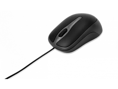 Optische Muis zwart 49019 2 knoppen bedraad ambidextrous