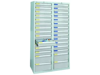ladekast,HxBxD 1800x1000x500mm,30lade(n),centr. vergrendeling - 2