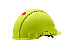 3M Veiligheidshelm, Uvicator, ventilatie, leren zweetband, Hi-Viz, G30
