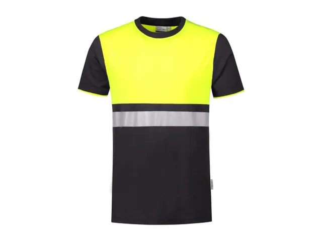 Santino Hannover T-shirt, grijs/geel, maat 2XL, per stuk