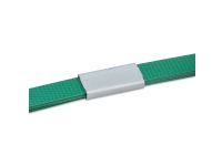 Sluitzegels Metaal 30mm Gestreept Zilver