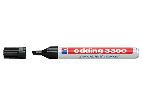 Viltstift Edding 3300 Schuin Zwart 1-5mm