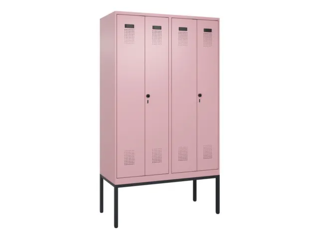 locker voor scheiding van kleding,HxBxD 2120x1200x500mm,4vak