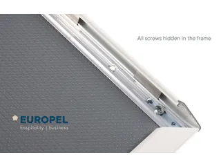 Kliklijst Europel A4 25mm mat wit - 5