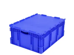 Euronorm Stapelkrat Pp 338x800x600mm 128l Standaardbodem Deksel