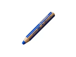 Kleurpotloden STABILO 880 woody 3 in 1 multitalent blauw