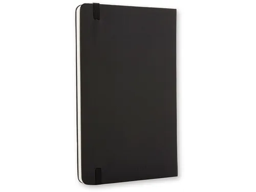 Notitieboek Moleskine pocket 90x140mm blanco hard cover zwart