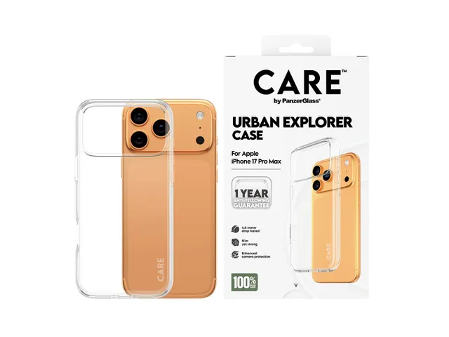 PanzerGlass CARE by Urban Explorer Case Transparent iPhone 17 Pr