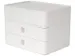 smart-box plus Han Allison 2 tiroirs et box blanc neige